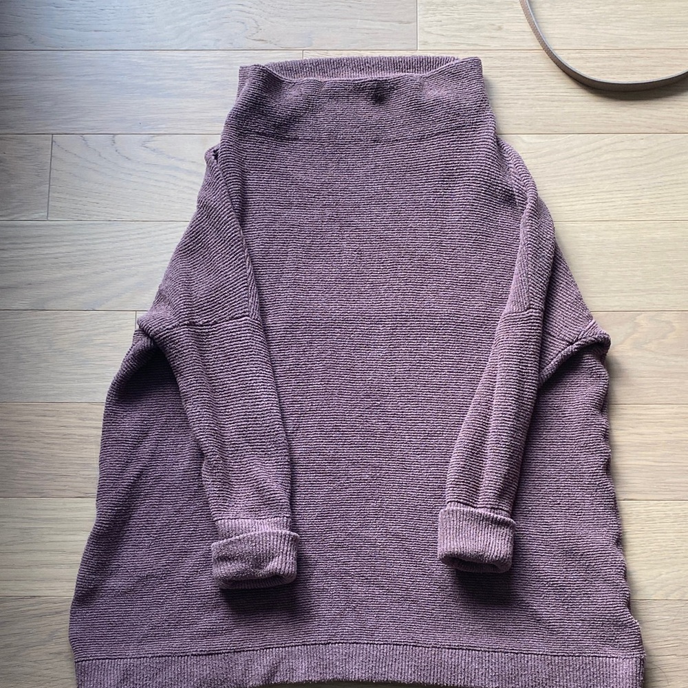 Free People ottoman slouchy tunic Cowl Neck Sweater